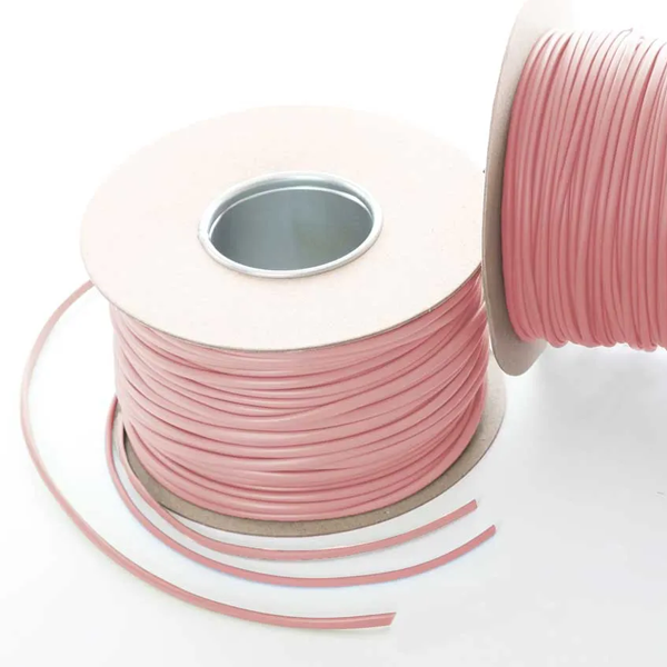 Pink PVC Cable Sleeving On Reels