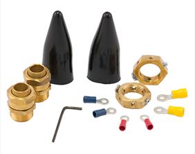 BICC Components Tauras Indoor Brass Cable Gland Pack  + Earthing Nut