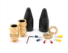 BICC Components Tauras Outdoor Brass Cable Gland Pack  + Earthing Nut