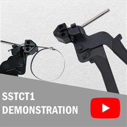 Stainless Steel Cable Tie Tensioning Tool Demo